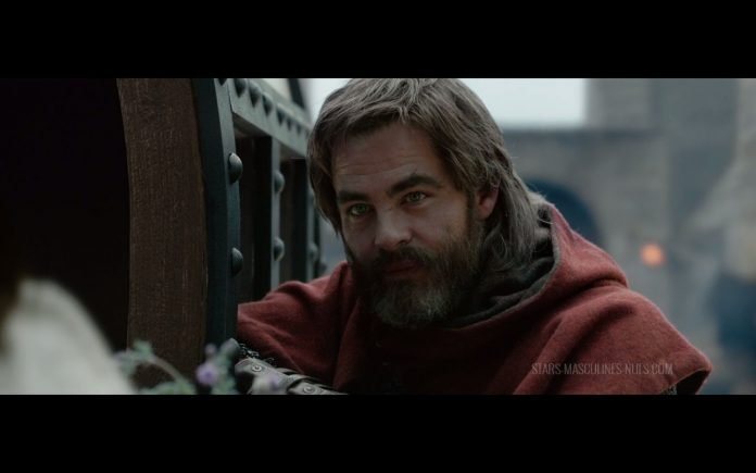 Chris Pine nu dans le film Outlaw King - Le Roi hors-la-loi