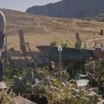 Franz Rogowski going frontal urinating in Luzifer (2021)